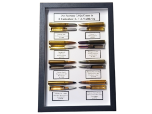 DIE PATRONE 7,92x57mm IN 8 VARIANTEN