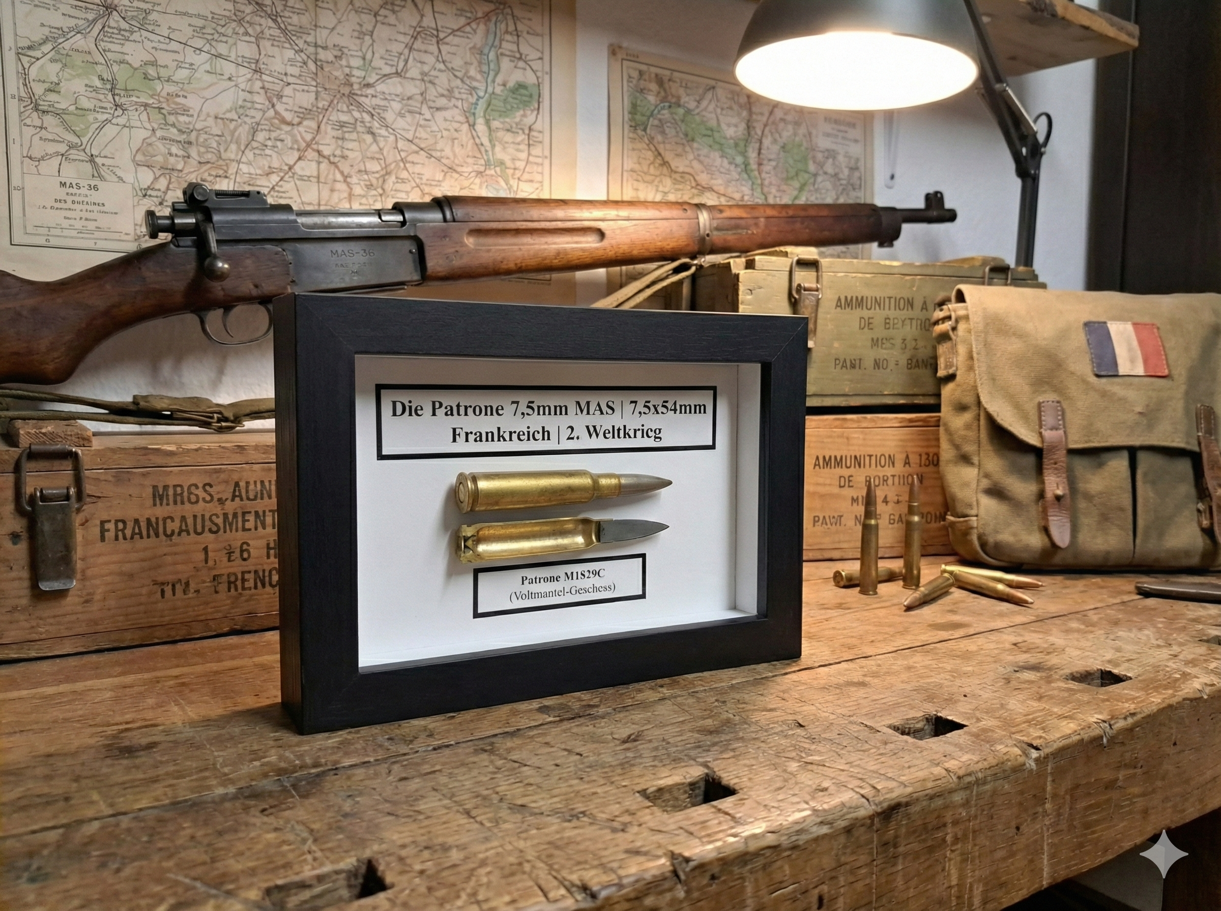 DIE PATRONE 7,5mm MAS (7,5x54mm) – Bild 2