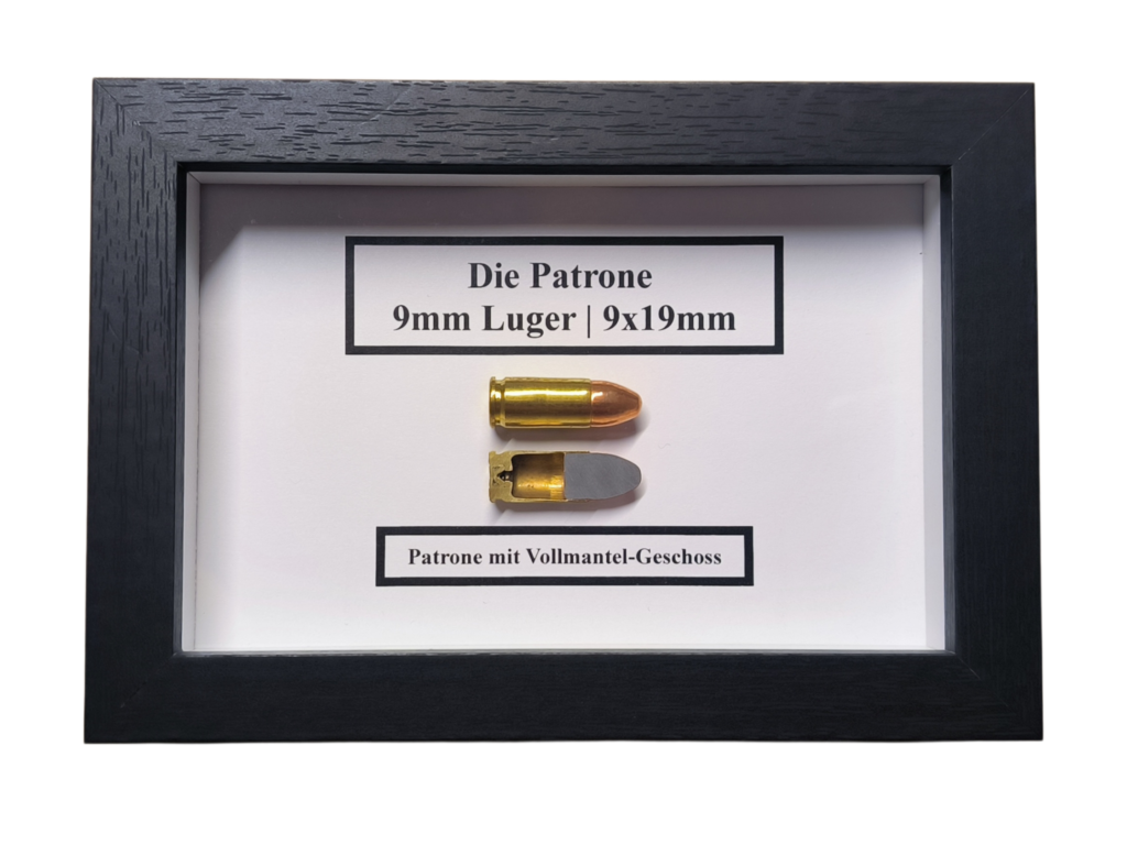 DIE PATRONE 9mm LUGER (9x19mm)