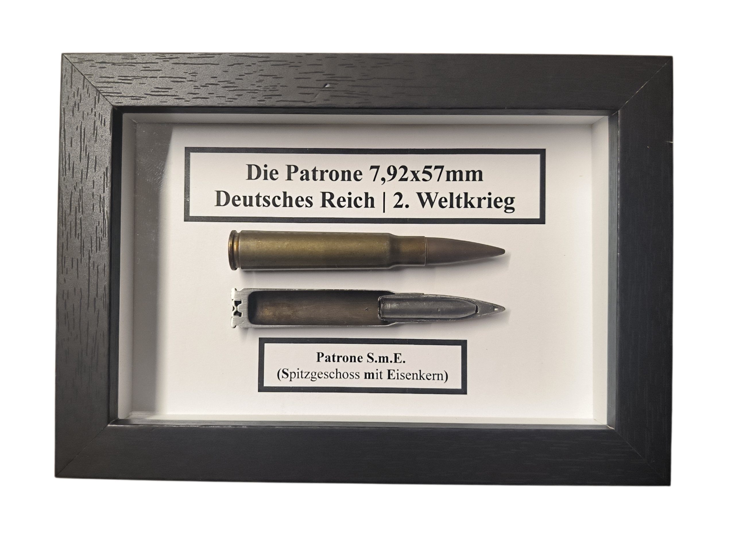 DIE PATRONE 7,92x57mm S.m.E. (Stahlhülse) – Bild 1