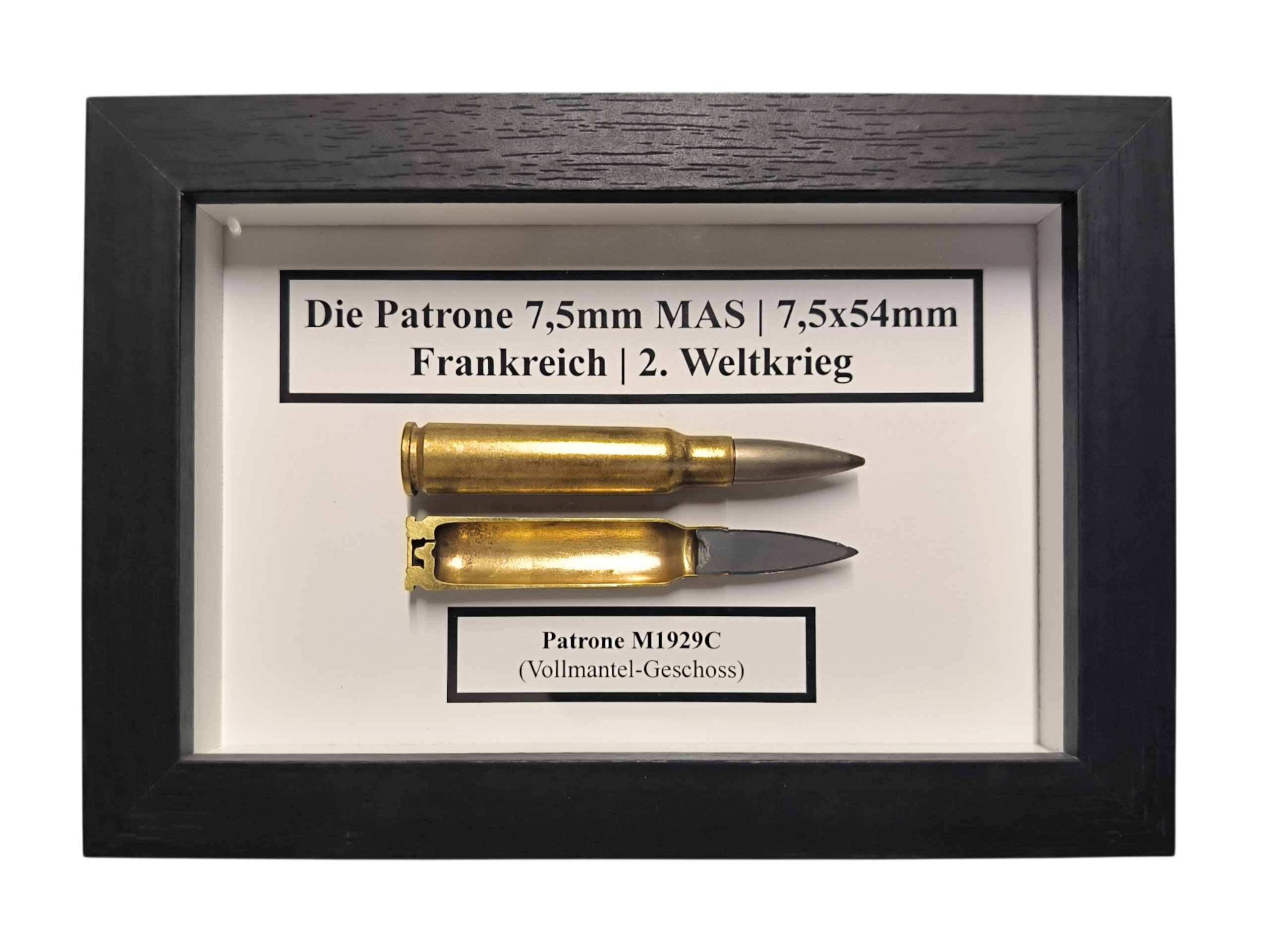 DIE PATRONE 7,5mm MAS (7,5x54mm) – Bild 1