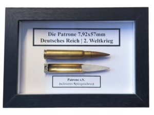 DIE PATRONE 7,92x57mm s.S. (Messinghülse)