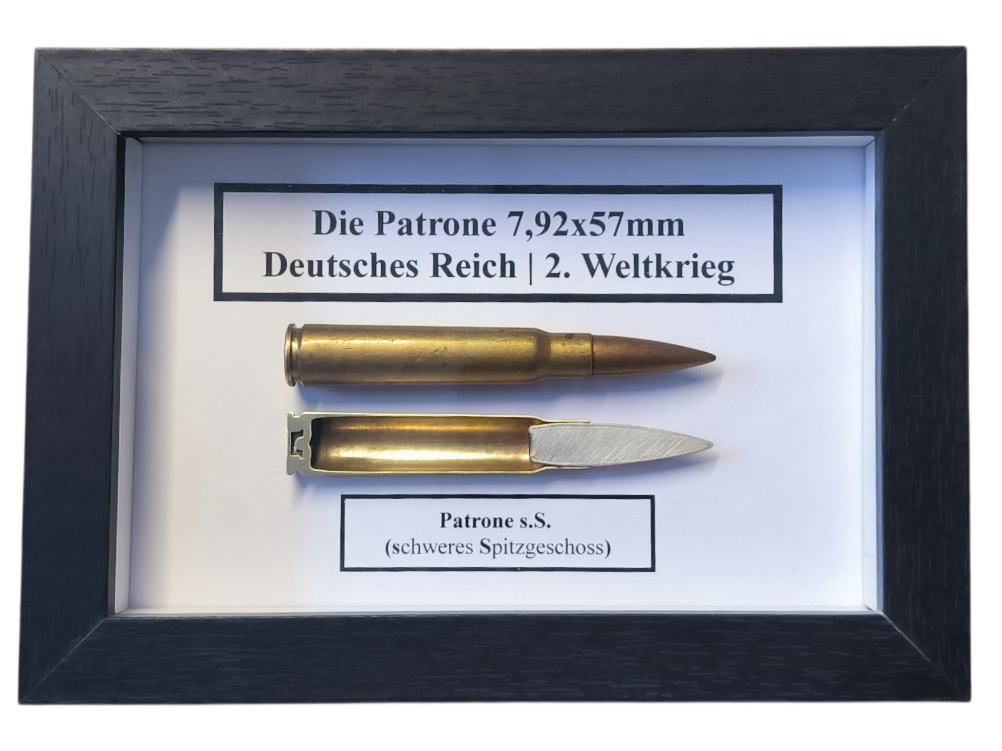 DIE PATRONE 7,92x57mm s.S. (Messinghülse) – Bild 1