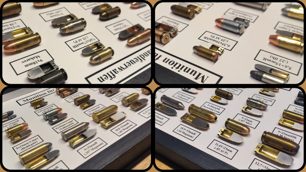 MUNITION FÜR HANDFEUERWAFFEN