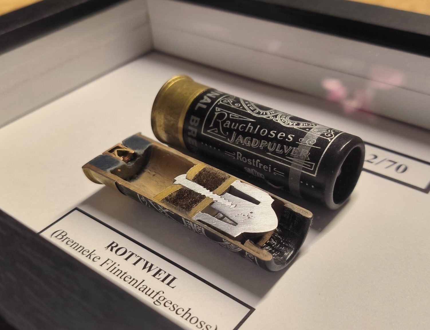 DIE SCHROTPATRONE 12/70 BRENNEKE ROTTWEIL – Bild 3