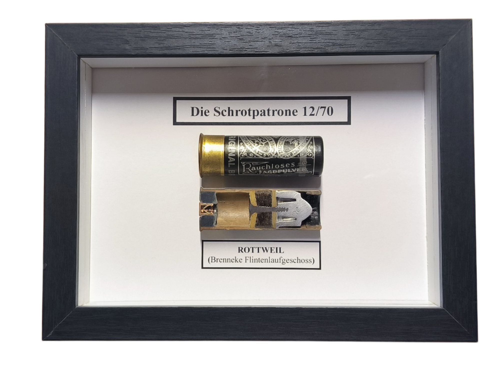 DIE SCHROTPATRONE 12/70 BRENNEKE ROTTWEIL – Bild 1